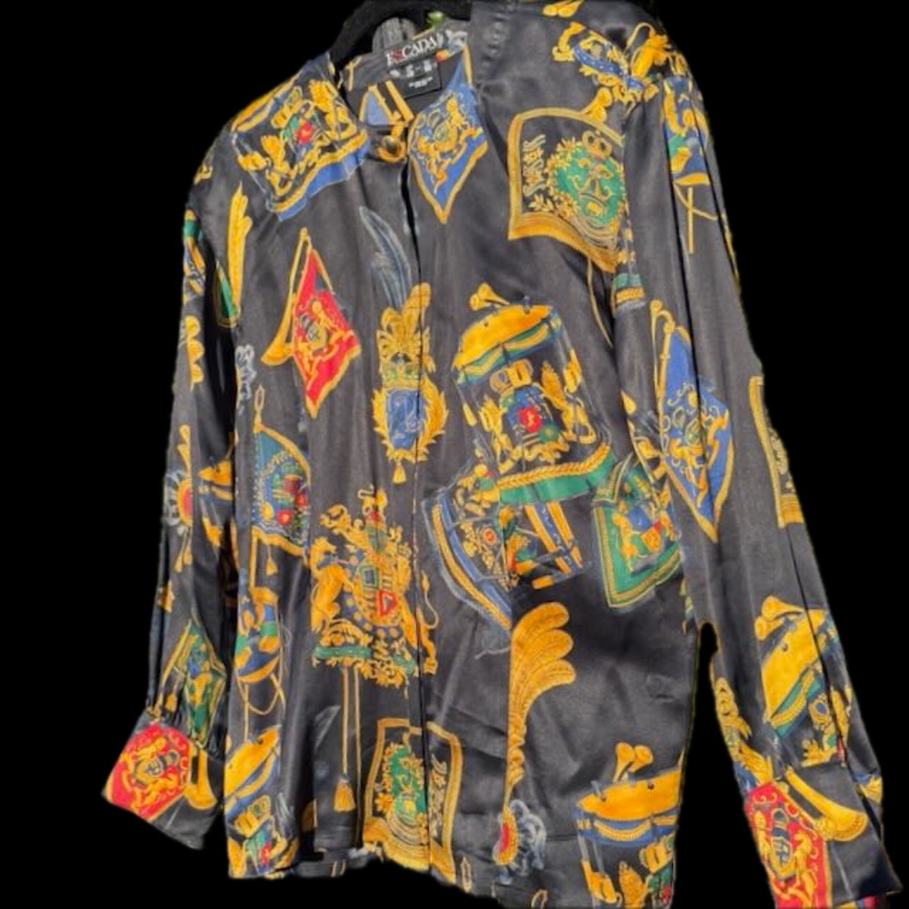 Medieval Royal Escada Silk Blouse